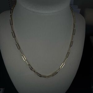 16” Paperclip Gold Filled Chain Necklace